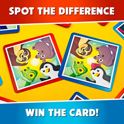 Format Games Snap the Difference Card Game | The Fast & Fun Spot-the-Difference Card Game Suitable for All Ages | Ages 5+ | 2-6 Players | 10 Minute Rounds