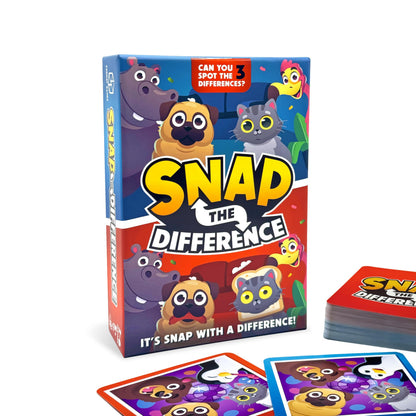 Format Games Snap the Difference Card Game | The Fast & Fun Spot-the-Difference Card Game Suitable for All Ages | Ages 5+ | 2-6 Players | 10 Minute Rounds