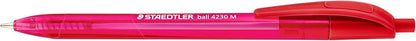 Staedtler Ball 4230C8E2-2 - Penna a sfera triangolare, larghezza linea M circa 1,00 mm, per scrittura rilassata, astuccio di cartone con 8 penne, colori assortiti, edizione Multiverse, 4230C8E2-2