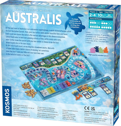 Thames & Kosmos Australis, Dice-Rolling Competitive Strategy Game, Strategy Game for Adults and Kids, Board Games for Game Night, For 2 to 4 Players, Suitable for Ages 10+