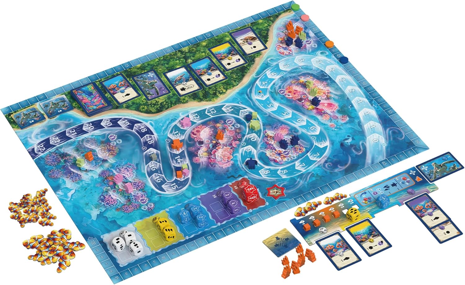 Thames & Kosmos Australis, Dice-Rolling Competitive Strategy Game, Strategy Game for Adults and Kids, Board Games for Game Night, For 2 to 4 Players, Suitable for Ages 10+