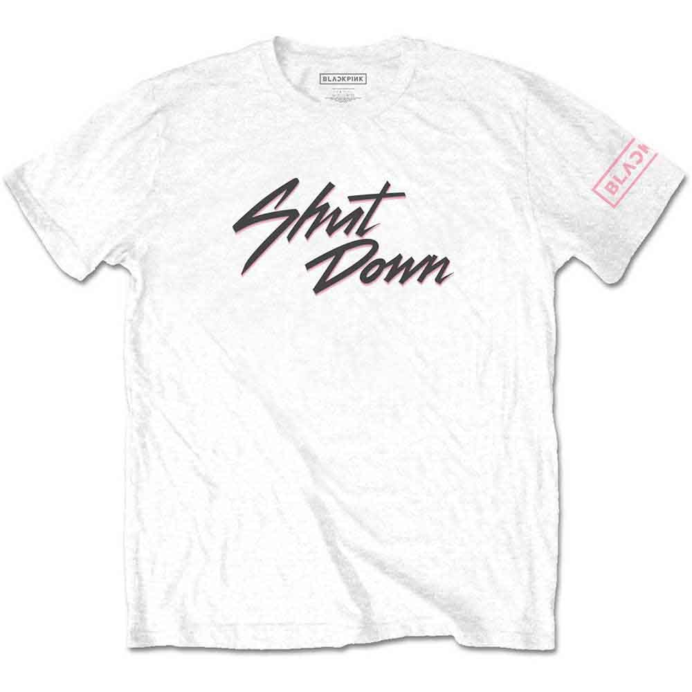 Blackpink: Shut Down (Sleeve Print) (T-Shirt Unisex Tg. Xs)