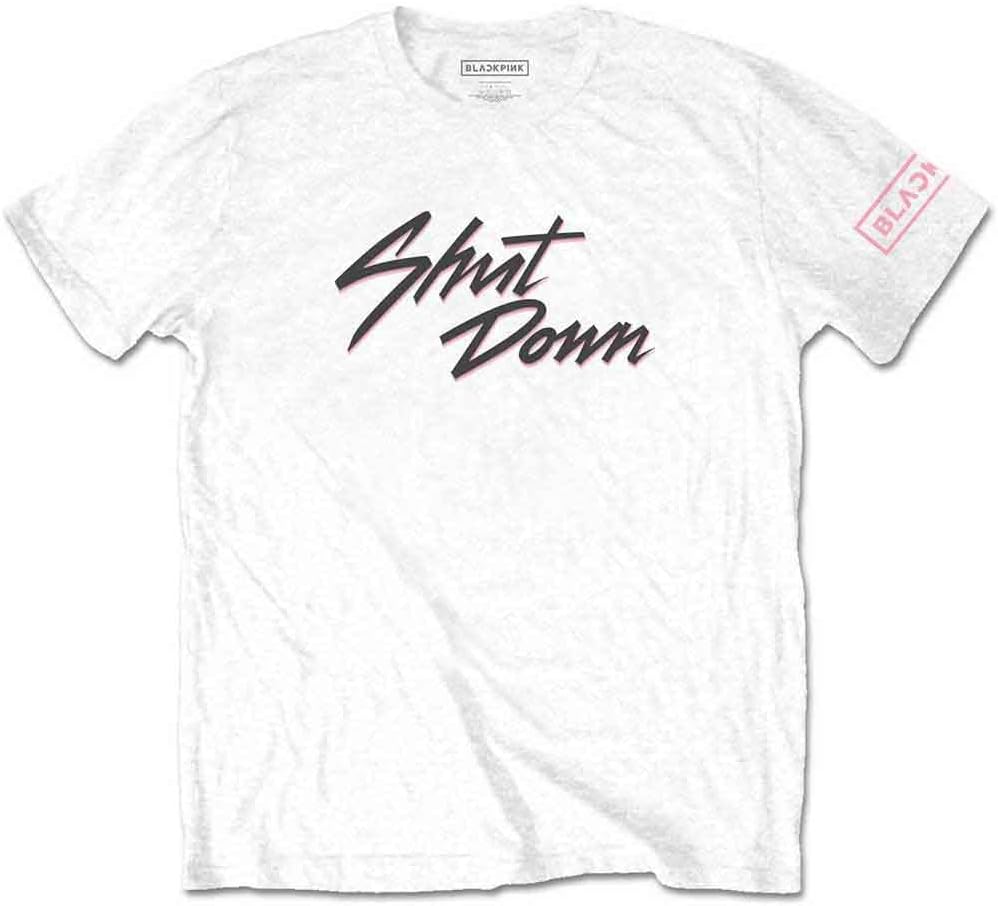 Blackpink: Shut Down (Sleeve Print) (T-Shirt Unisex Tg. Xs)