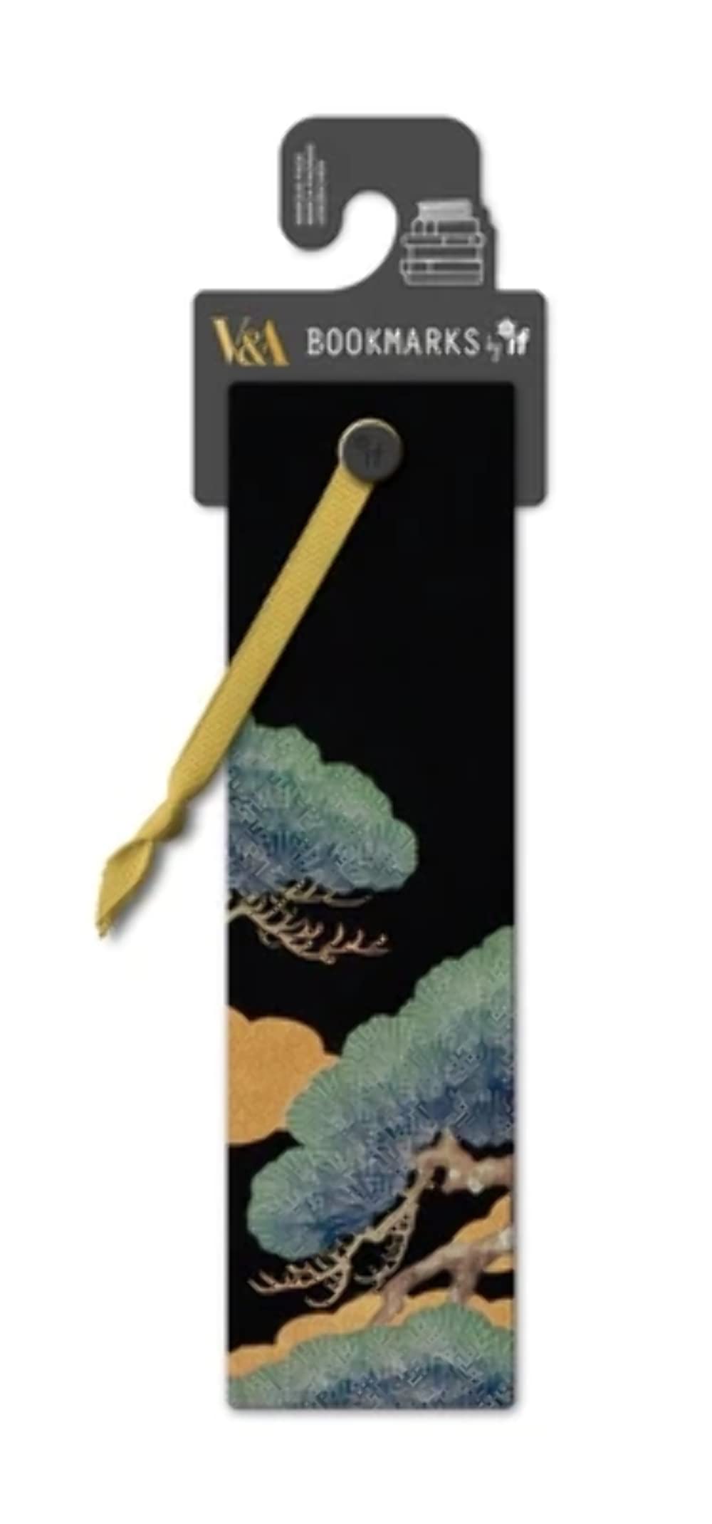 V&A Bookmark - Leaves on Honeycomb
