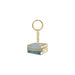 Half Moon Bay I Love Books - Rather Be Reading - Read More - Blue/Gold 1.5 x 1.5 Inch Zinc Alloy/Enamel Novelty Ring Keychain, Blue/Gold, 1.5 x 1.5 Inch
