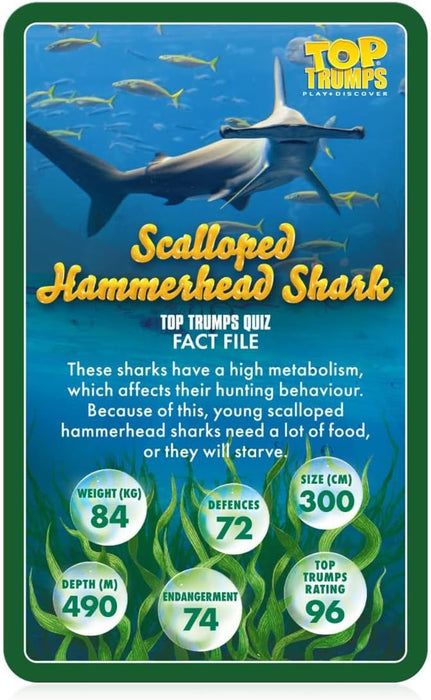 Top Trumps Sea Life In Danger Card Game