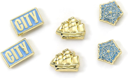 Manchester City Football Club Set of Three Stud Earrings