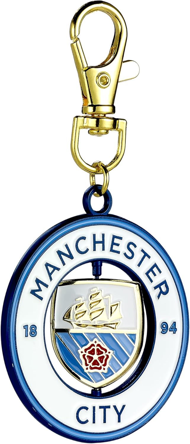 The Carat Shop Manchester City Football Club Spinning Logo Backpack Hanger