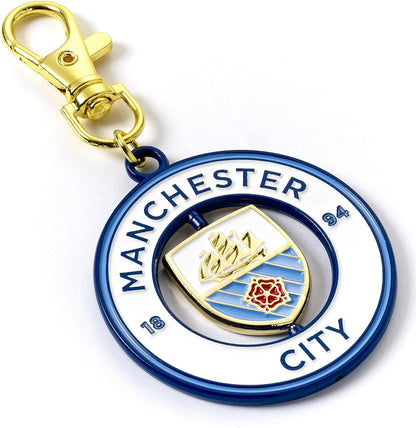 The Carat Shop Manchester City Football Club Spinning Logo Backpack Hanger
