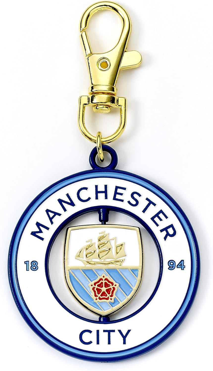 The Carat Shop Manchester City Football Club Spinning Logo Backpack Hanger