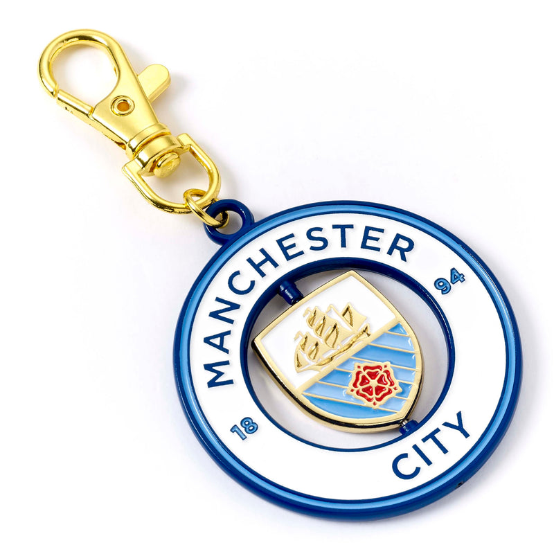The Carat Shop Manchester City Football Club Spinning Logo Backpack Hanger