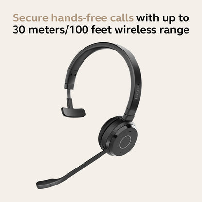 Jabra Evolve 65 TE Link UC Mono Stand Wireless Kopfhörer