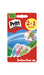 Pritt Micro Roller, Correttore a nastro per correggere ogni errore, Bianchetto a nastro antimacchia mini, Cancellino a nastro dal design colorato in blu, verde e rosa, Confezione da 3 (5mmx6m