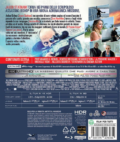 Mechanic: Resurrection - 4Kill Collection (Bd 4K + Bd Hd