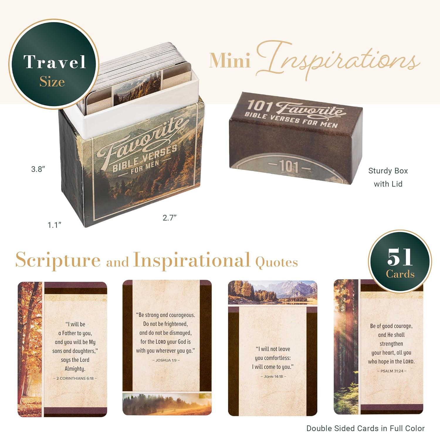 101 Favorite Bible Verses for Men, A Box of Blessings