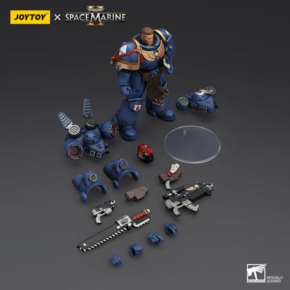 HiPlay JOYTOY Warhammer 40K Space Marines 2 - Uitramarines Sergeant Gadriel JT00065, Game Special Limited Edition, 1/18 Scale Collectible Action Figure