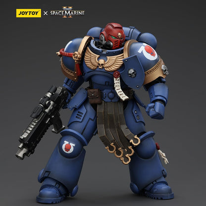 HiPlay JOYTOY Warhammer 40K Space Marines 2 - Uitramarines Sergeant Gadriel JT00065, Game Special Limited Edition, 1/18 Scale Collectible Action Figure