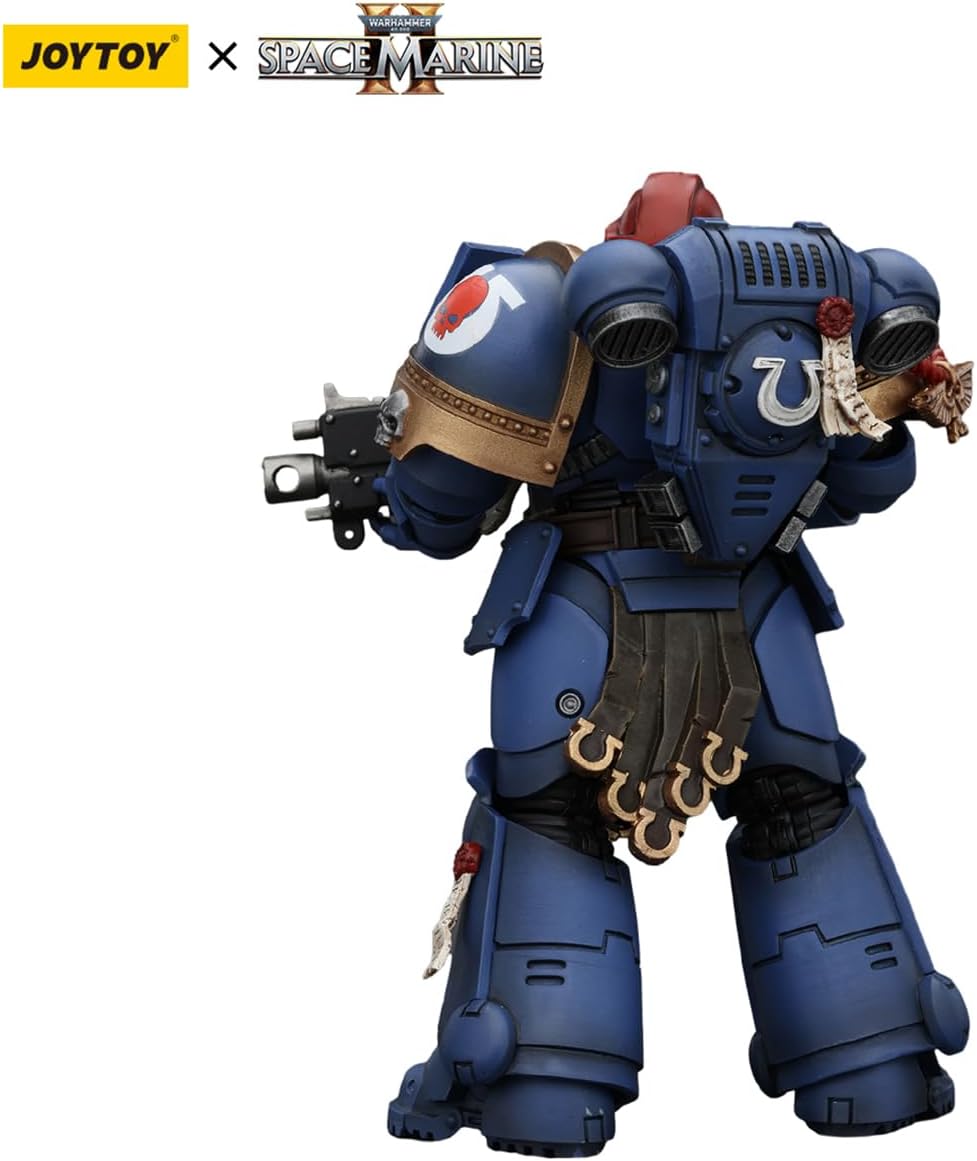HiPlay JOYTOY Warhammer 40K Space Marines 2 - Uitramarines Sergeant Gadriel JT00065, Game Special Limited Edition, 1/18 Scale Collectible Action Figure