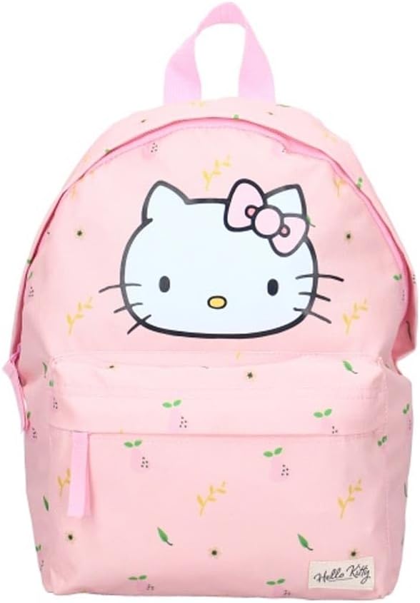 Vadobag Unisex Kid's Hello Kitty Recycled Pet Backpack 31 Cm, Red, One Size