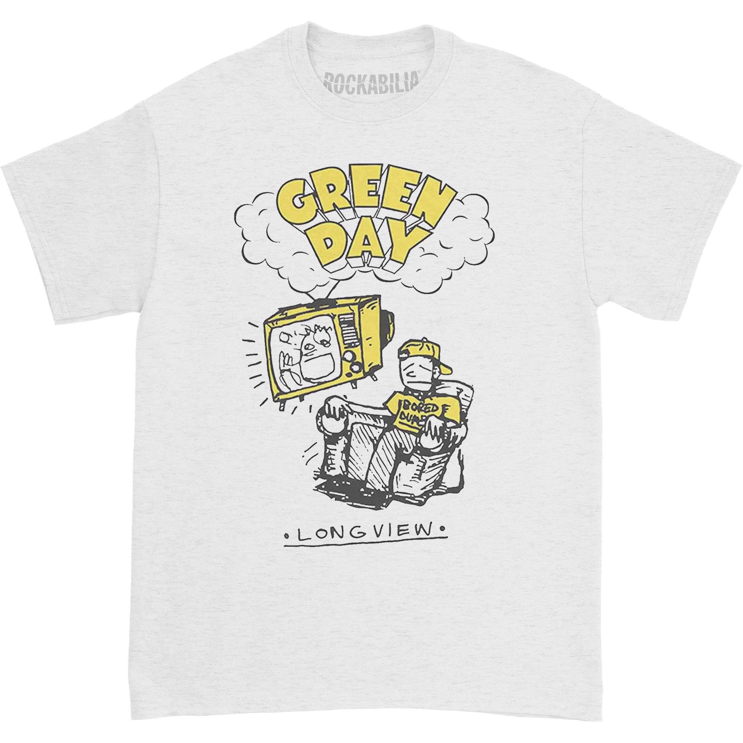 Green Day Unisex Adult Longview Doodle T-Shirt