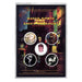 David Bowie Blue Retro Button Badge 5 Pack