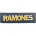 Rock Off Ramones The Gold Logo Official Woven Patch