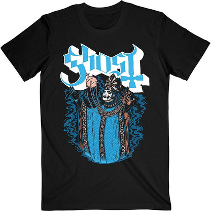 Ghost T Shirt Hunters Moon Band Logo Official Mens Black