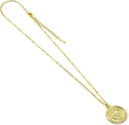 The Carat Shop Manchester City Football Club Gold Tone Crest Necklace