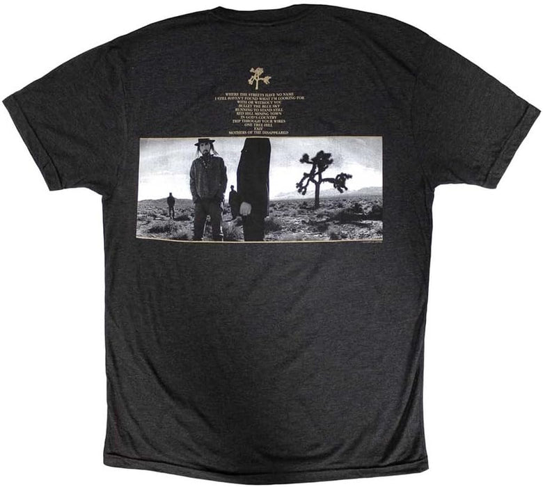 U2: Rock Off - Joshua Tree Dates 2017 Back Print Ex-Tour (T-Shirt Unisex Tg. 2Xl)