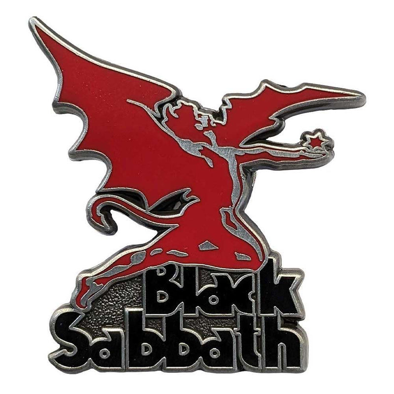 Black Sabbath - Black Sabbath Pin Badge: Logo & Daemon