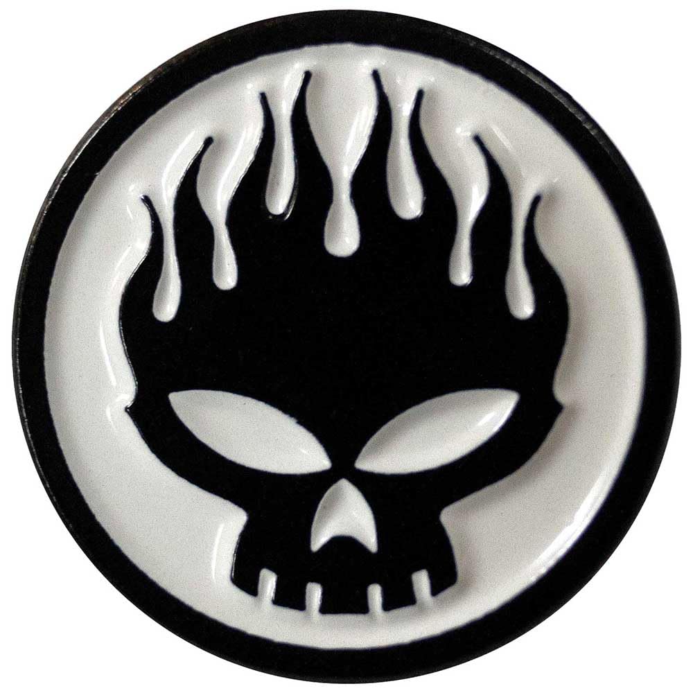 The Offspring Skull Band Logo Pin Badge One Size
