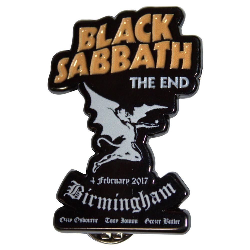 Rock Off officially licensed products Black Sabbath The End Pin Badge One Size