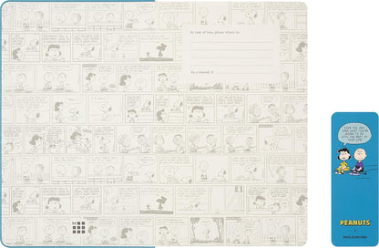 Moleskine Peanuts Weekly Planner 2025 2026, 18 Months Diary 2025-2026 with Hard Cover, Elastic Closure and Themed Stickers, Large Format 13 x 21 cm