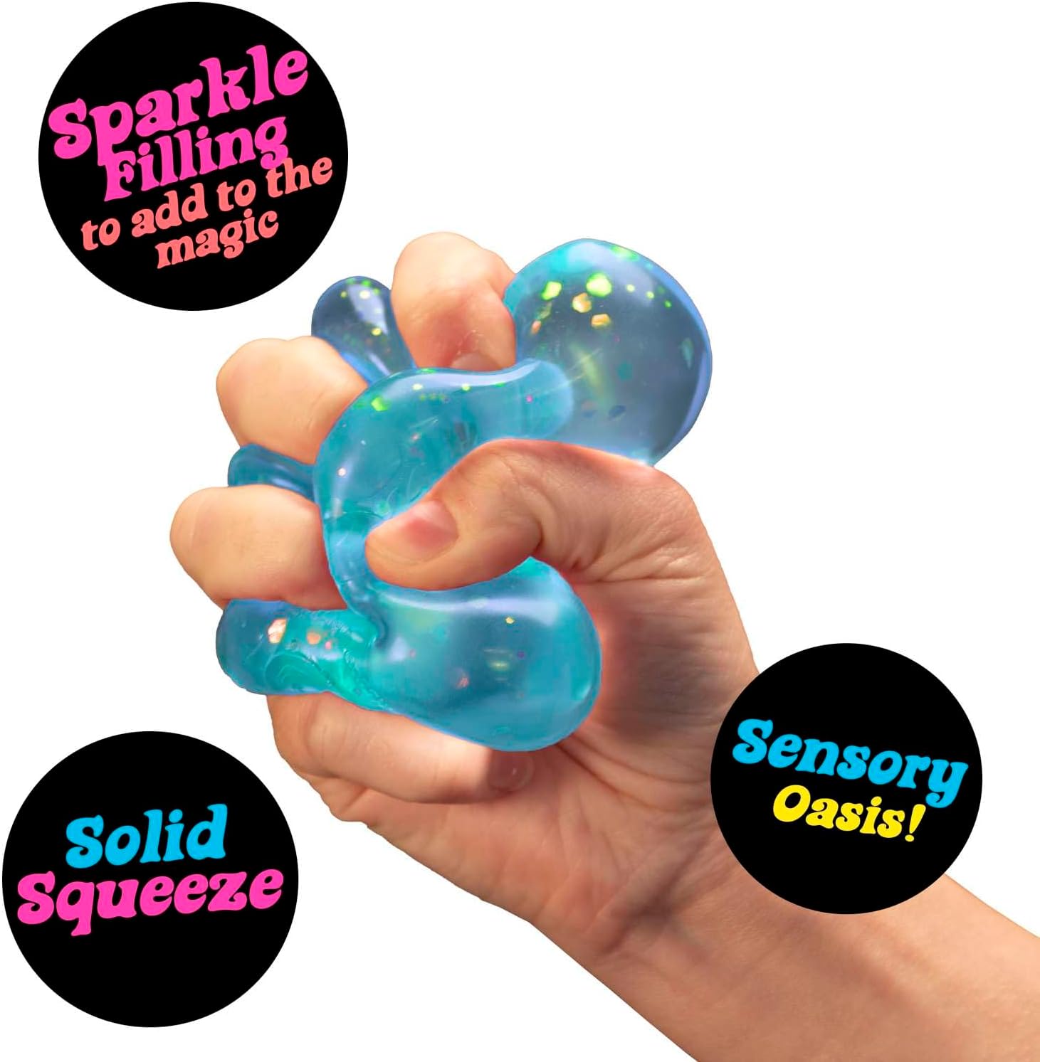 Schylling NeeDoh Dream Drop – sensorisches Quetschspielzeug mit verträumtem glattem Drücken – 7,6 cm hoch – Farbe kann variieren (1 Stück