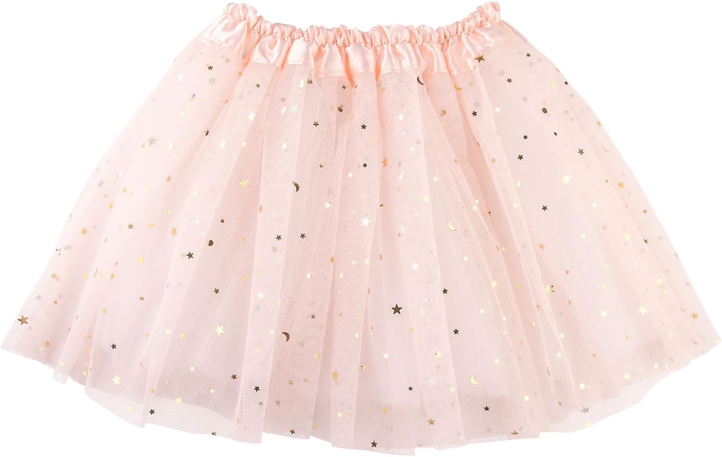 Depesche Princess Mimi-Ensemble de déguisement composé d'une jupe en tulle et d'une baguette magique, en rose et avec des paillettes, avec élastique pour les tailles 104-122 cm, 12797, Multicolor