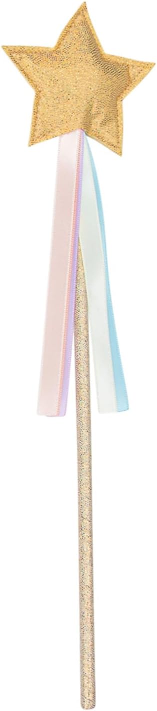 Depesche Princess Mimi-Ensemble de déguisement composé d'une jupe en tulle et d'une baguette magique, en rose et avec des paillettes, avec élastique pour les tailles 104-122 cm, 12797, Multicolor