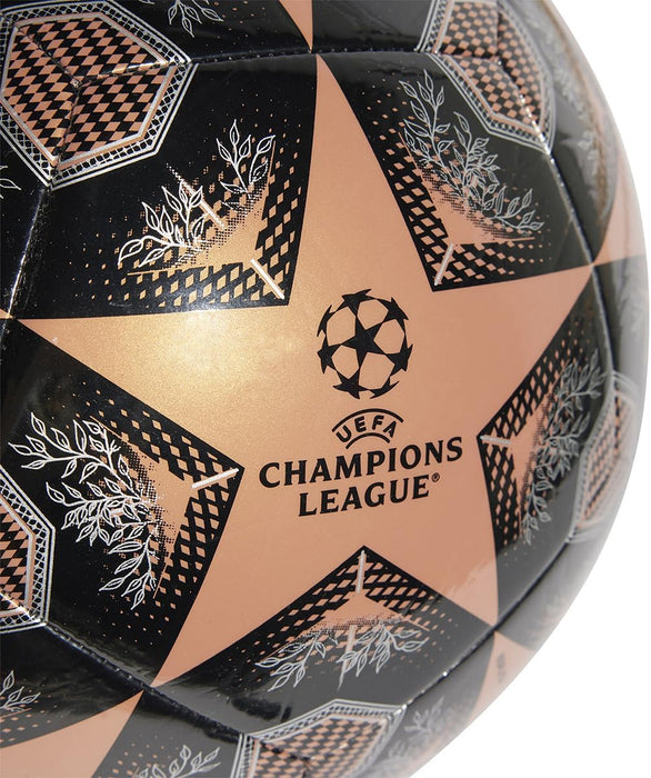 Adidas - Uefa Champions League Football Size 5 - Black/Silver/Orange
