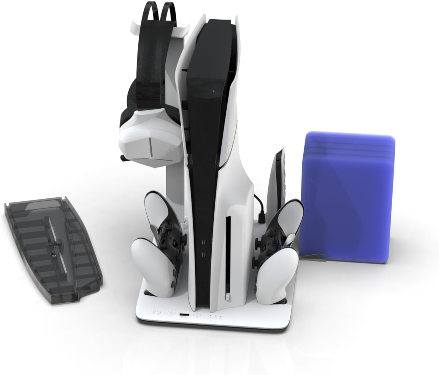 Imp Tech - Dlx+Led Multi Function Charge And Cool Stand - Grey