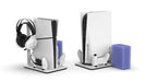 Imp Tech - Dlx+Led Multi Function Charge And Cool Stand - Grey