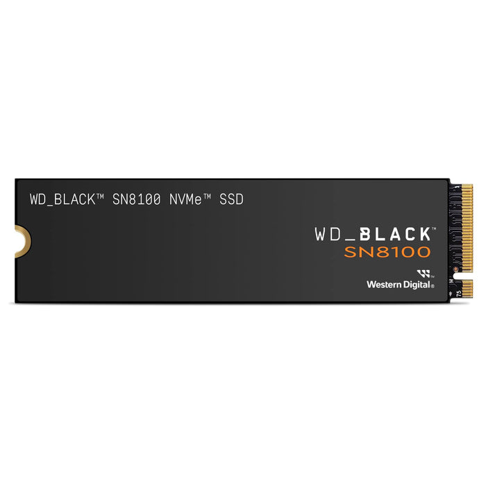 WD_BLACK SN8100 1TB PCIe 5.0x4 NVMe M.2 SSD, up to 14,900MB/s read speed, up to 11,000MB/s write speed, Next Gen TLC 3D NAND