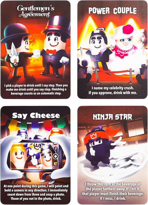 Lost Boy Entertainment King’s Cup Extreme - Party Games - Card Games for Adults - Drinking Games - Game Night - Date Night - Couples Games - Laugh and Drink - Get Buzzed