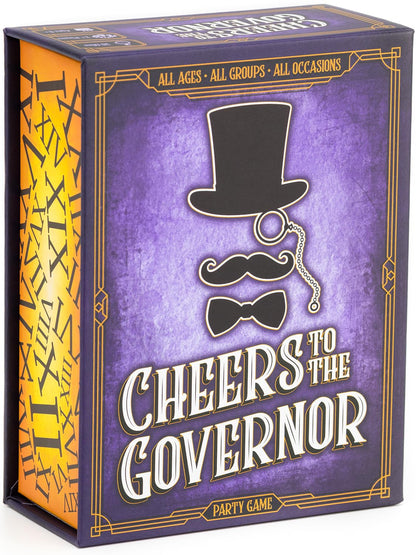Cheers To The Governor - Party Games - for Kids 8 and Up - for Adults - Family Game Night - Card Games - Travel