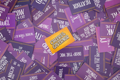 Cheers To The Governor - Party Games - for Kids 8 and Up - for Adults - Family Game Night - Card Games - Travel