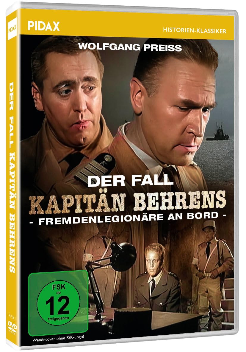 Der Fall Kapitän Behrens - Fremdenlegionäre an Bord / Packender Historienkrimi von Wolfgang Staudte mit Wolfgang Preiss (Pidax Historien-Klassiker