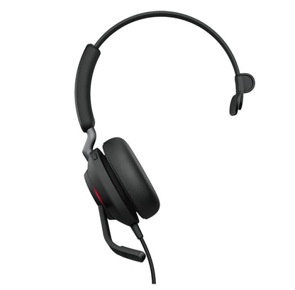 Jabra Evolve2 40 SE - USB-C/A Corded Mono Headset | Certified for Microsoft Teams |