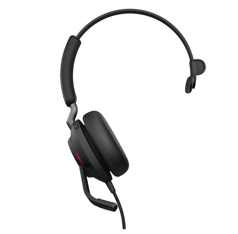 Jabra Evolve2 40 SE - USB-C/A Corded Mono Headset | Certified for Microsoft Teams |
