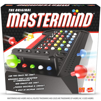 Goliath - Mastermind The Original Classic, Spiele für 2 Personen, Gesellschaftsspiele ab 8 Jahren, Klassik Brettspiel für die Spielesammlung, Strategisches Spiel für Kinder und Erwachsene