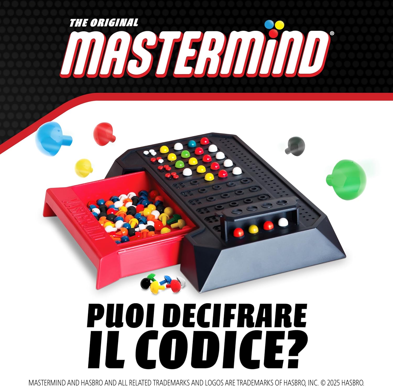 Goliath - Mastermind The Original Classic, Spiele für 2 Personen, Gesellschaftsspiele ab 8 Jahren, Klassik Brettspiel für die Spielesammlung, Strategisches Spiel für Kinder und Erwachsene