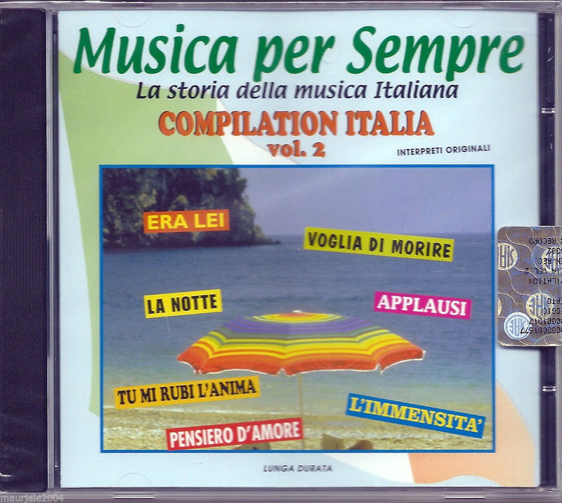 Compilation Italia vol. 2 Musica per Sempre La storia della musica Italiana