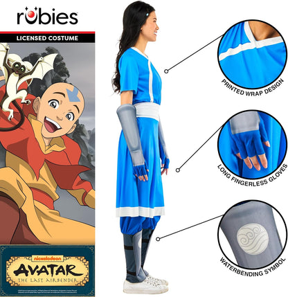 Rubie's Disfraz de Katara de Avatar: el último maestro aire para mujer con vestido adjunto